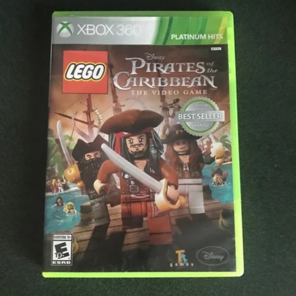 XBOX 360 Lego Disney Pirates of the Caribbean Video Game